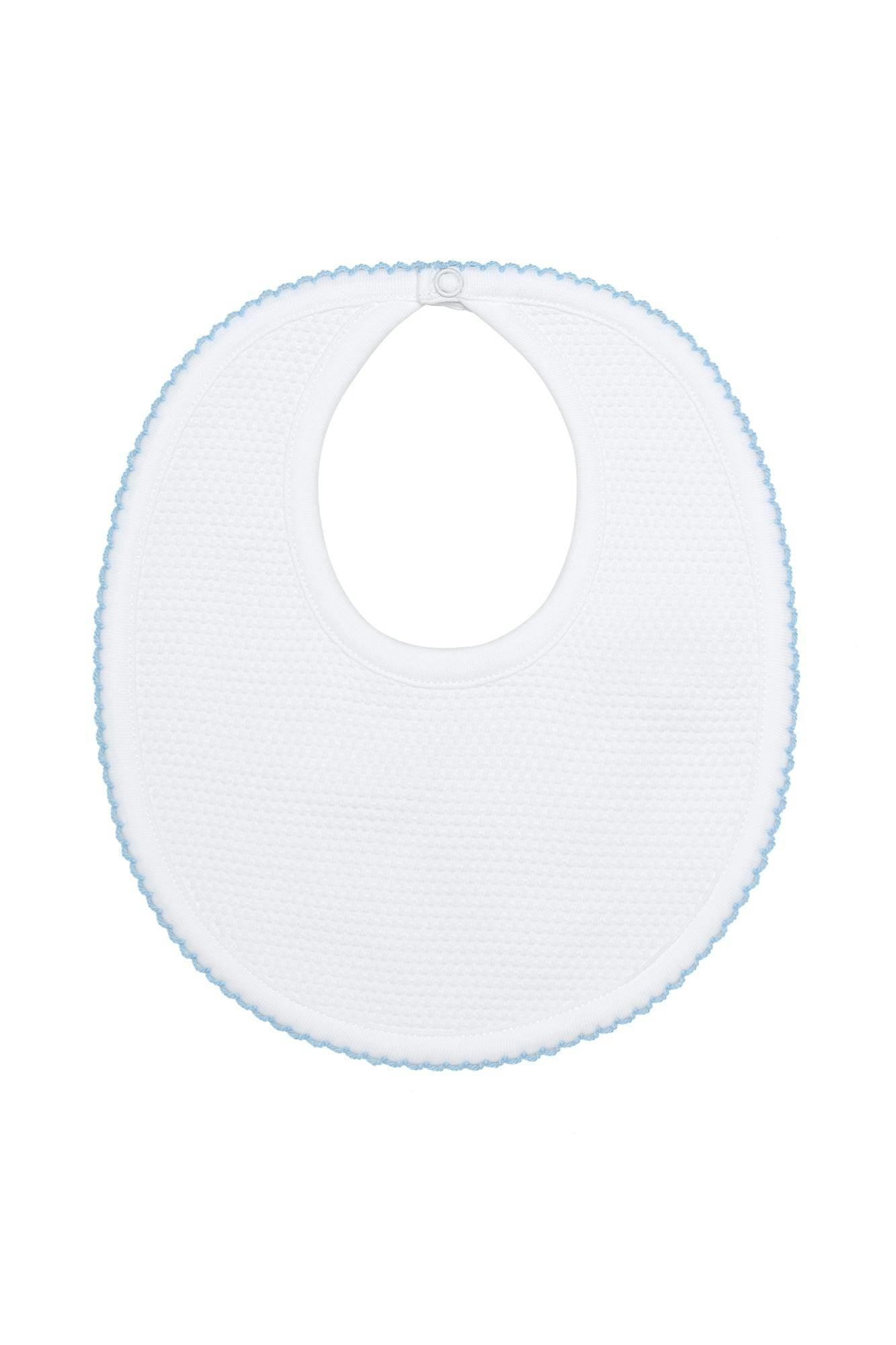 White Bubble Baby Bib