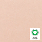 Mini Crib Sheet in GOTS Certified Organic Brushed Cotton in Dusty Rose