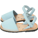 children's menorcan nubuck sandals - sky blue