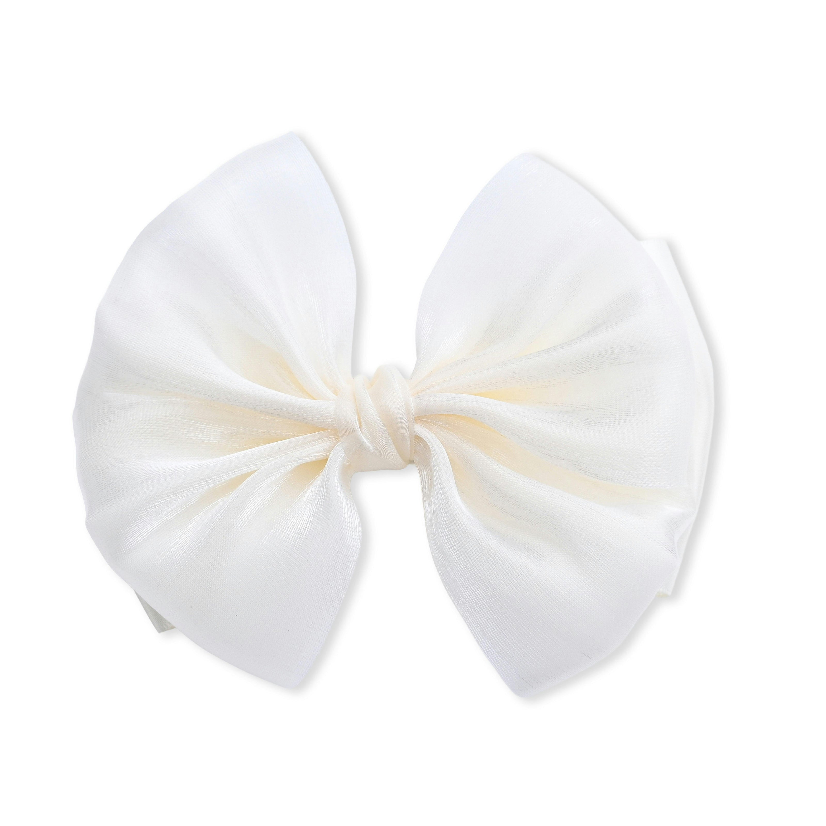 Multicolor Satin Bow Clip Set