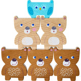 Forest Friends Chunky Wooden Stacking Toy (Made in Germany)