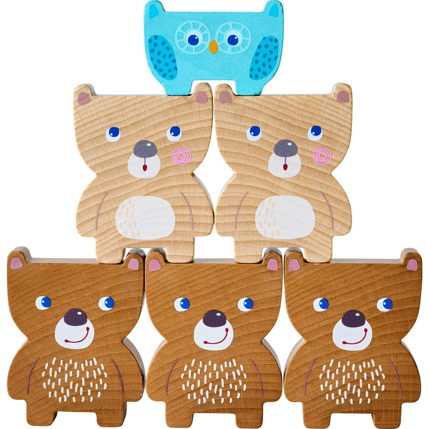 Forest Friends Chunky Wooden Stacking Toy (Made in Germany)