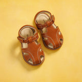 Toddler Spencer Sandal | Caramel Leather