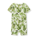 Island Leaf Cotton Stretch Shortall