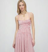 The Rebecca Nap Dress - Red Ticking Stripe