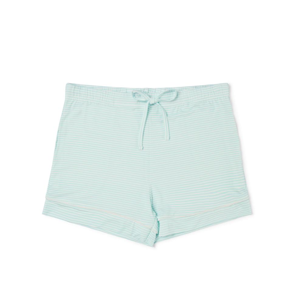 Cloud Stripe Short Sleeve & Shorts Bamboo Women's Pajama Set