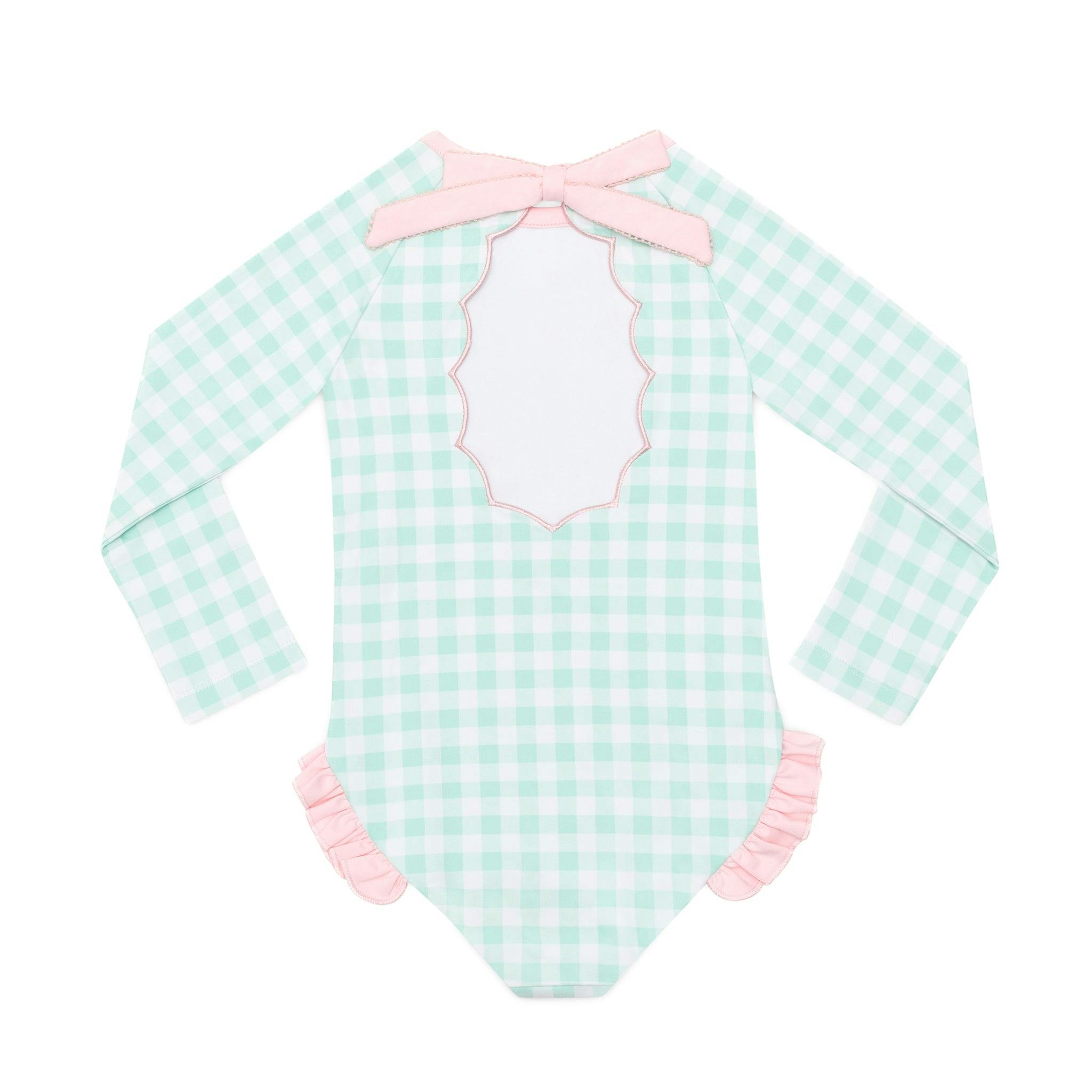 Reese Rashguard in Harbour Breeze Gingham