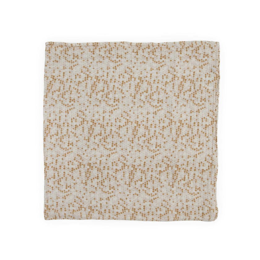 Cotton Muslin Swaddle Blanket - Honeycomb