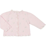Rosette Knit Cardigan