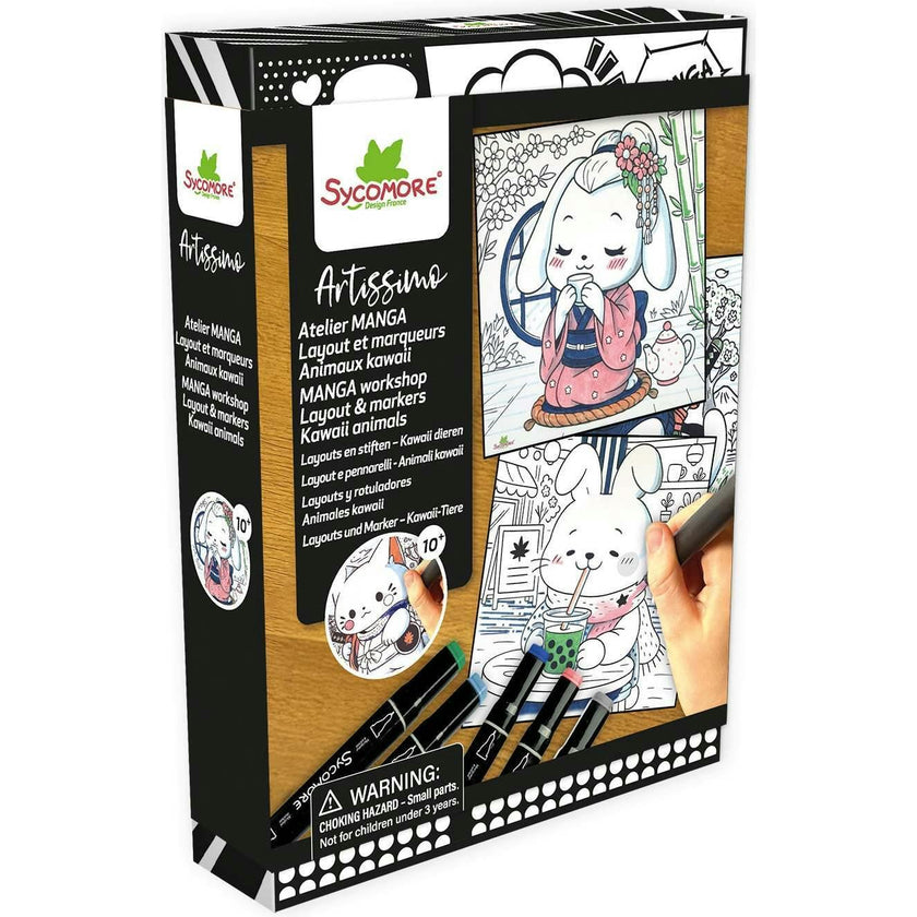 Artissimo - Layout And Markers Kawaii Animals - 10y+