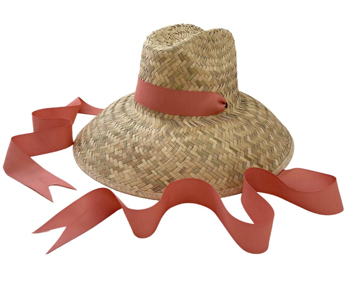 Coral, Ivory & French Blue Long Grosgrain Ribbon Pack