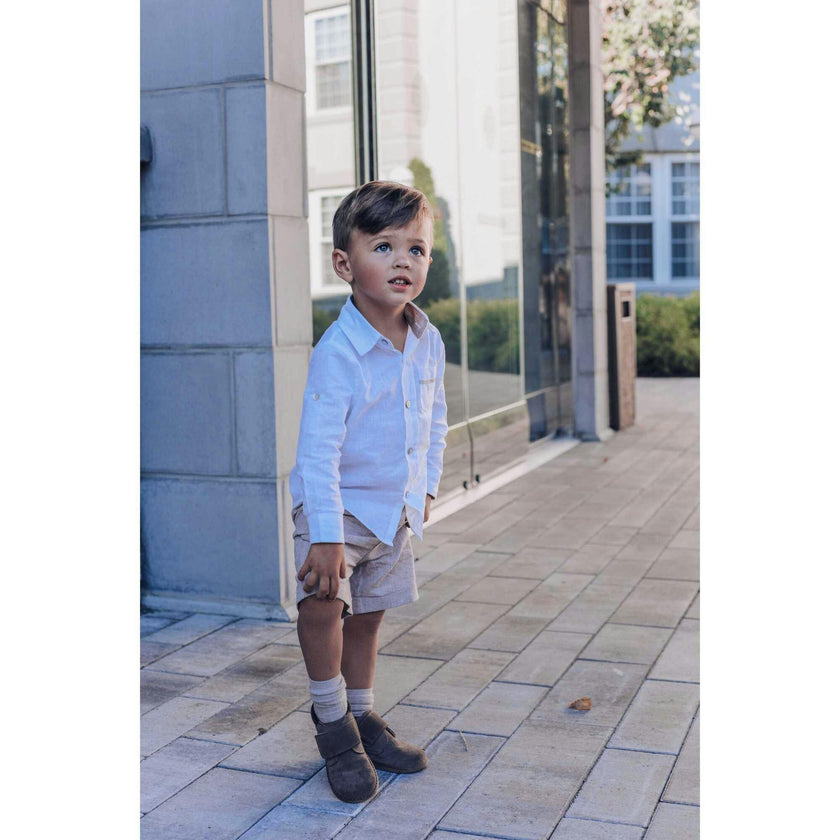 Ashton Linen Top and Shorts Set
