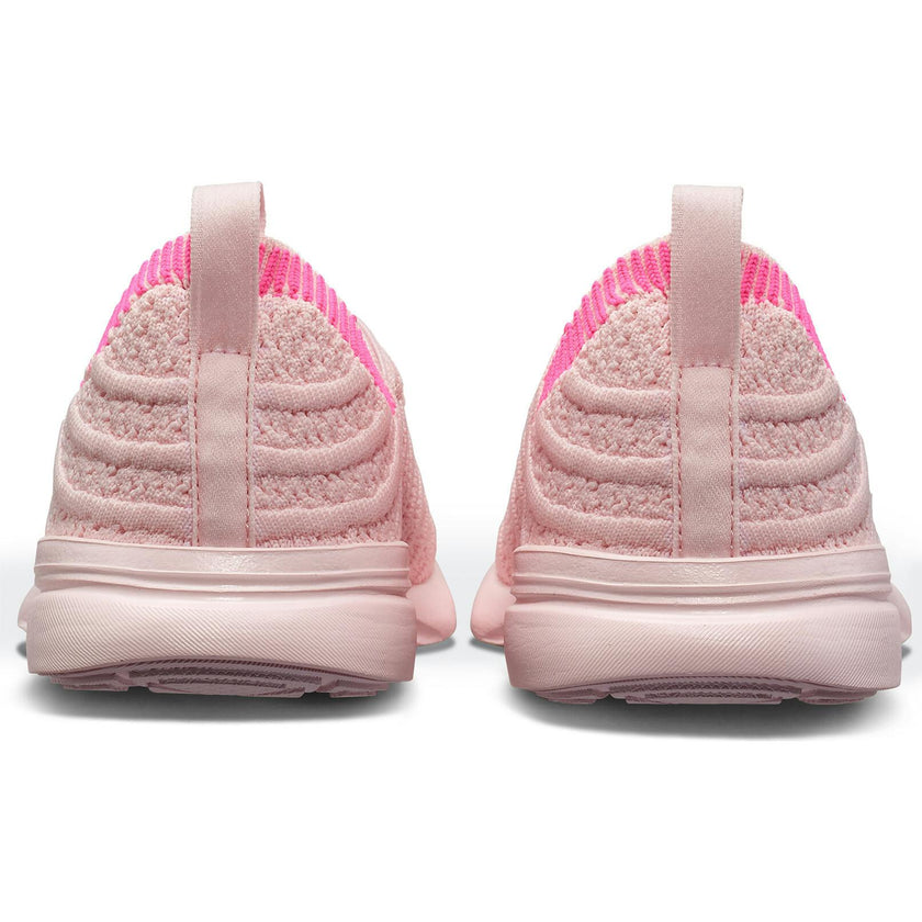 Youth's TechLoom Wave Bleached Pink / Fusion Pink / Ribbed, Pink