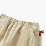 Beige Corduroy Pocket Pants