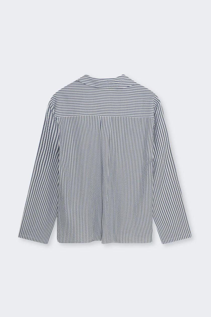 Alheli Woman Shirt  Summer Midnight Stripes
