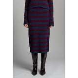 Pia Stripe Tube Skirt