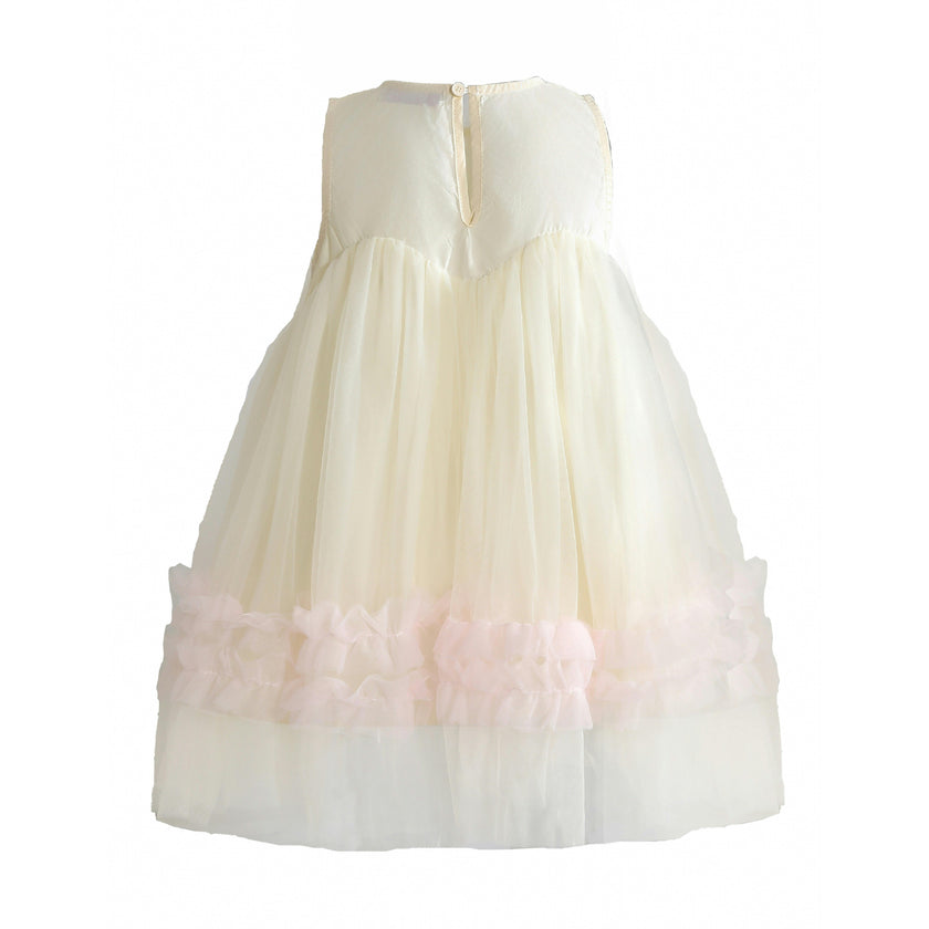 Pink Corabelle Floral Ruffle Dress
