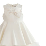 Ivory Anastasia Bow Tulle Dress