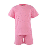 Rainbow Gem Short Set Pink