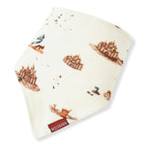 Sandcastle Organic Cotton Three-Layer Kerchief Bib