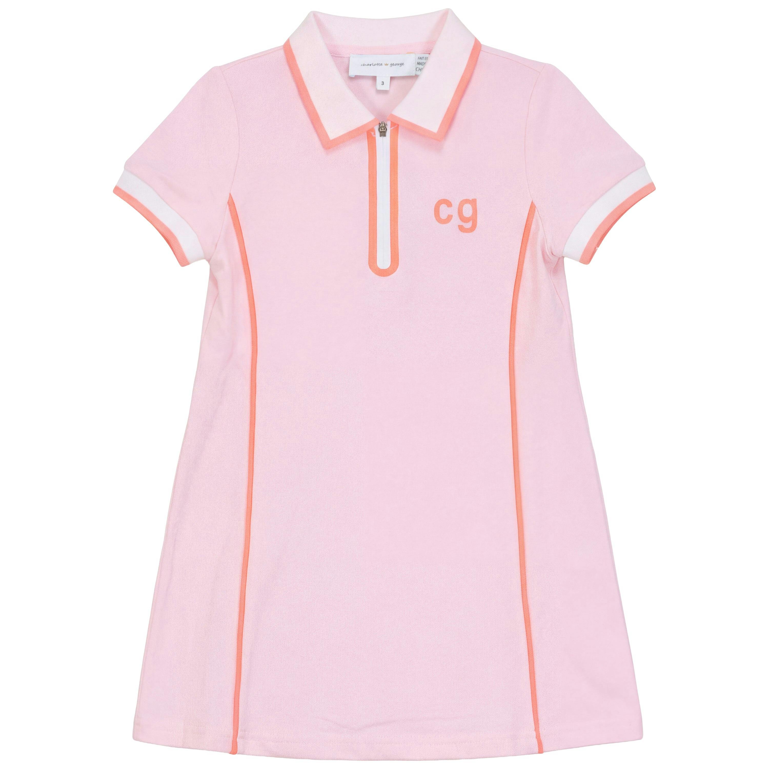 Polo Dress With Contrast Trim