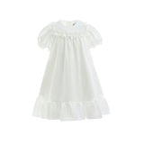 White Ruffle Berlin Dress