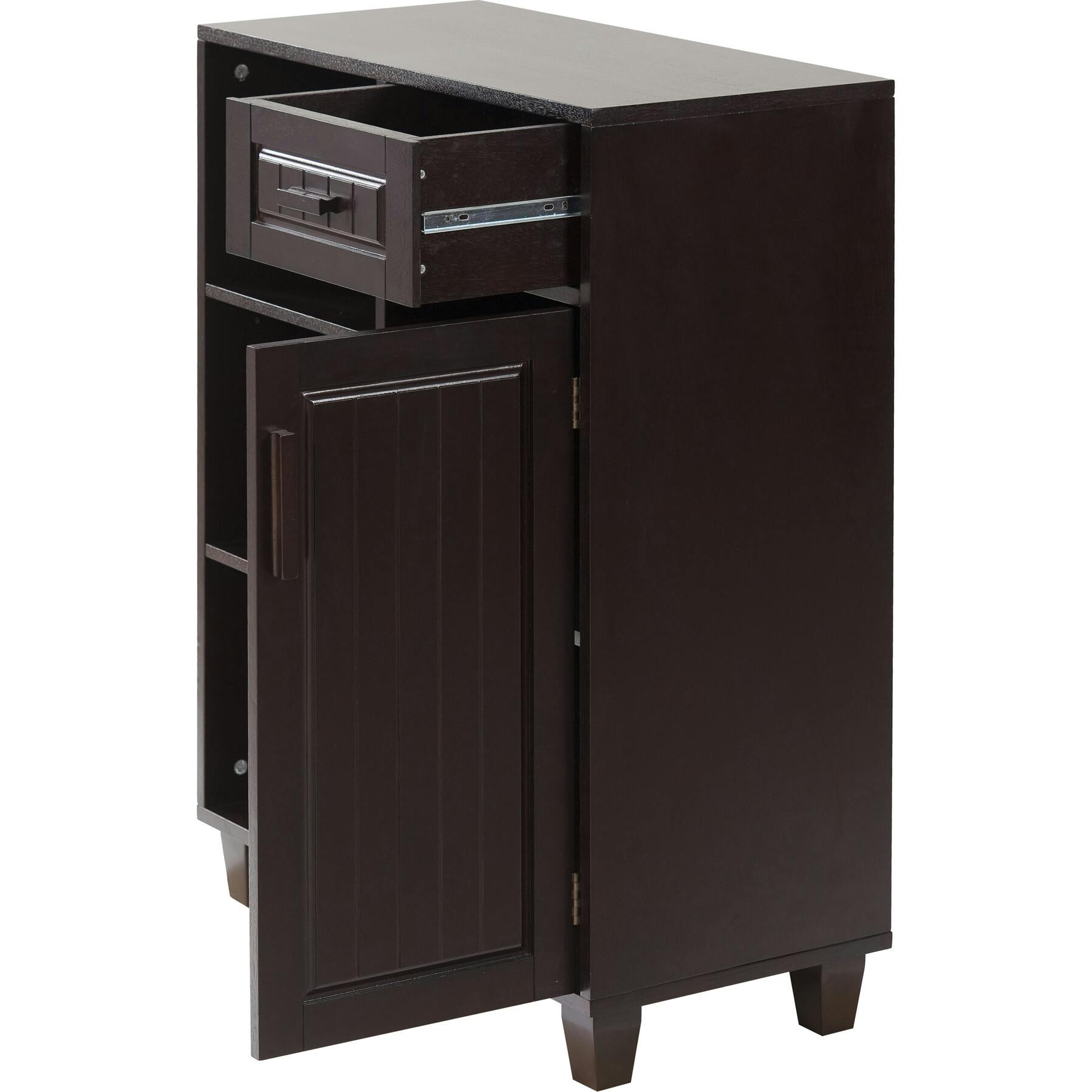 Catalina Wooden Floor Cabinet with Storage Drawer