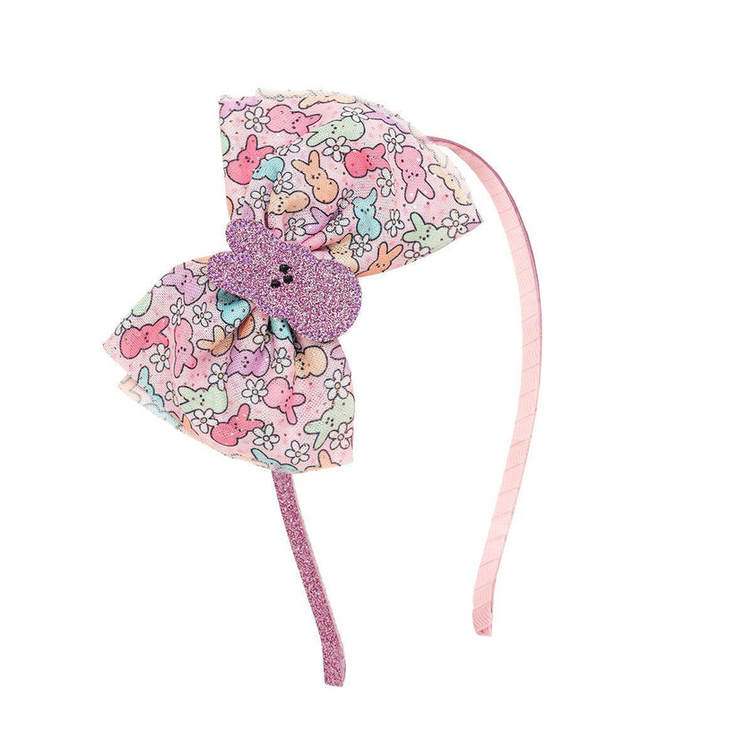 Easter Peeps Tulle Bow Headband