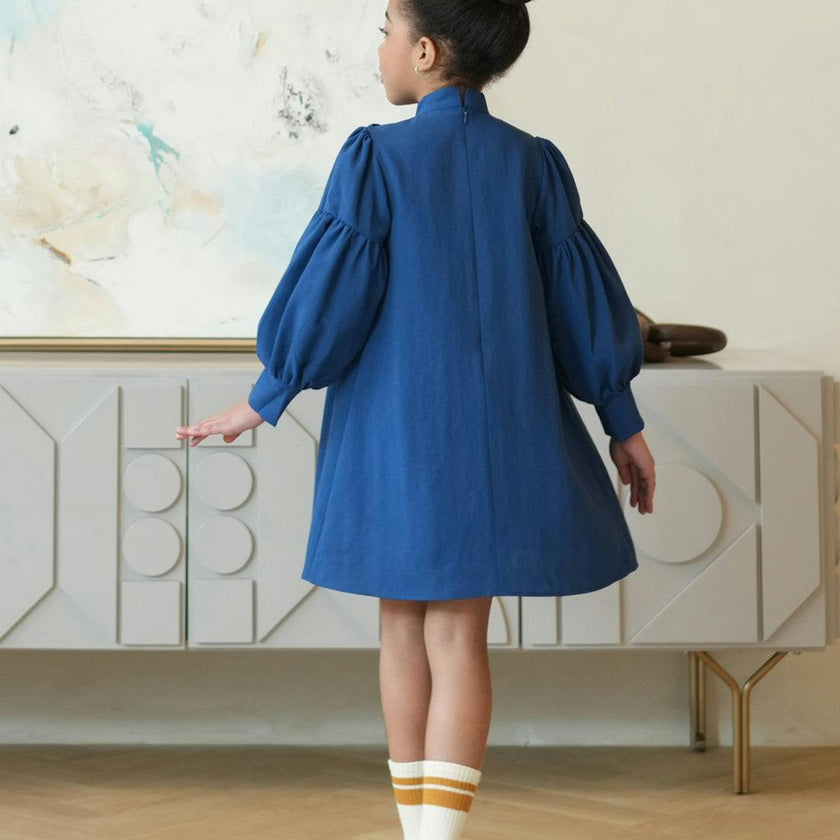 Talia dress (sapphire-blue)