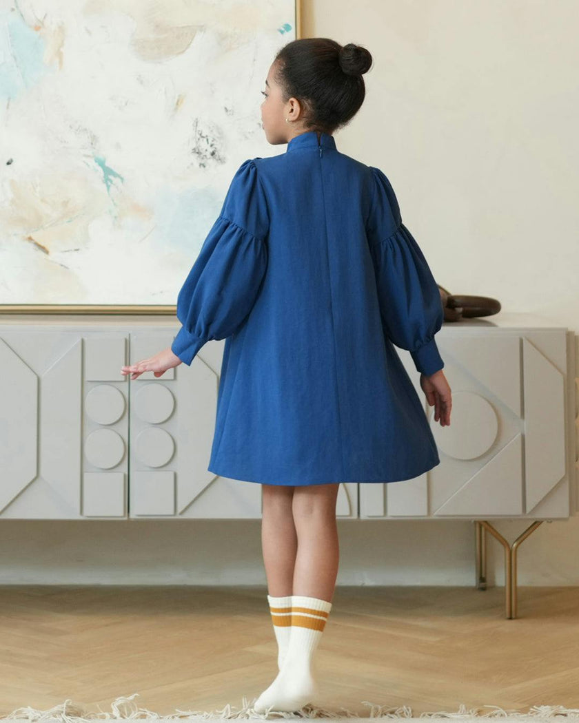 Talia dress (sapphire-blue)