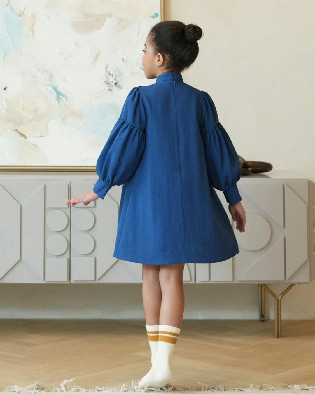 Talia dress (sapphire-blue)