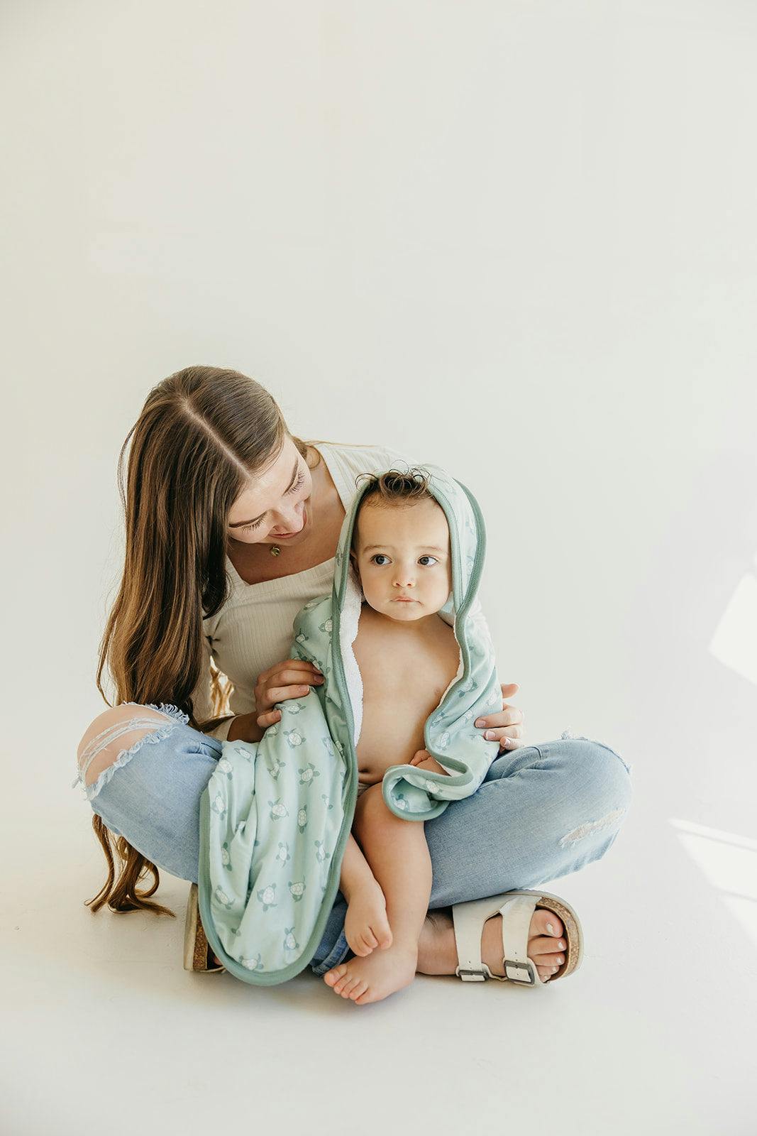 Premium Baby Knit Hooded Towel - Wade