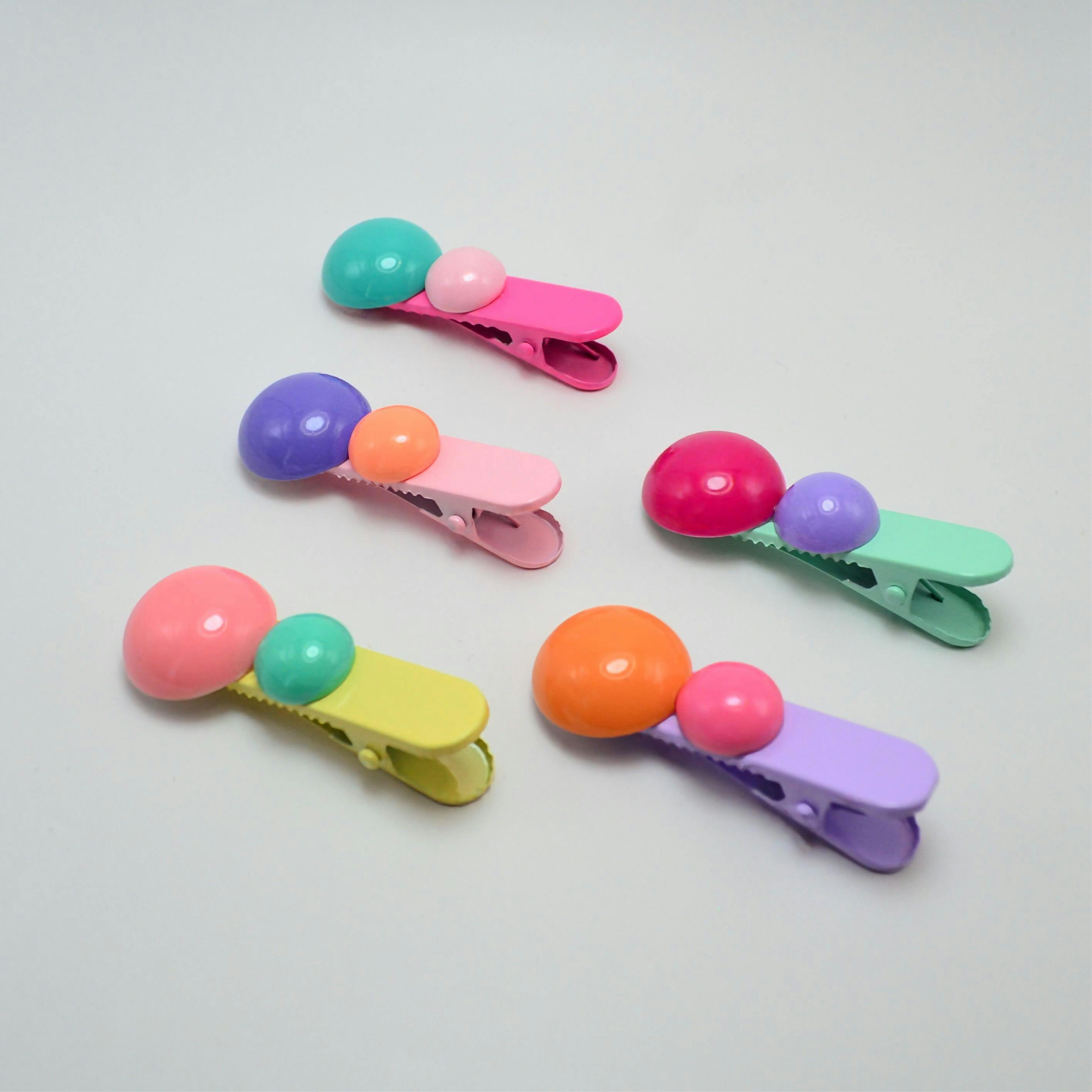 Playful Hair Clips (Set of 5)