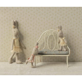 Rabbit size 1, Classic - Ballet suit and skirt cream