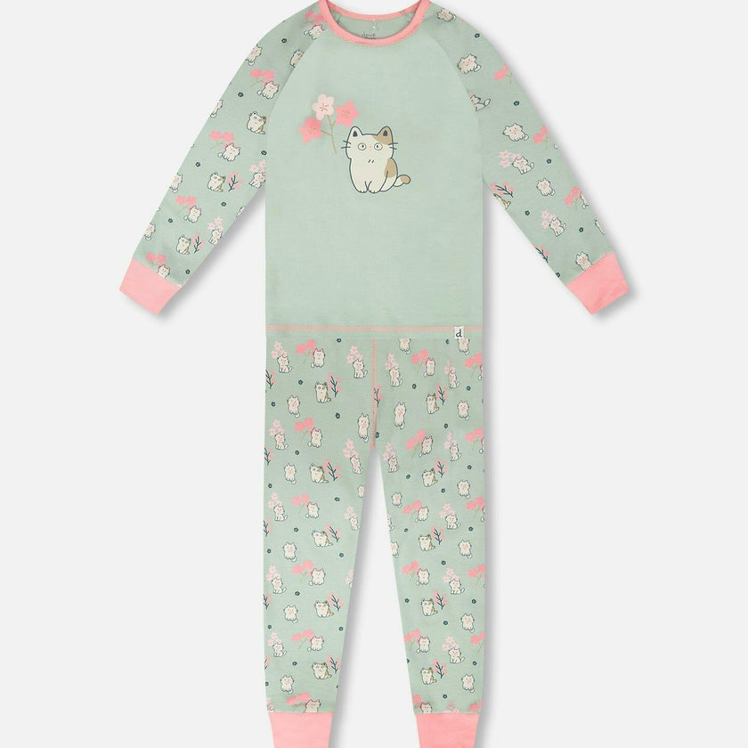 Organic Cotton Two-Piece Pajamas Set
