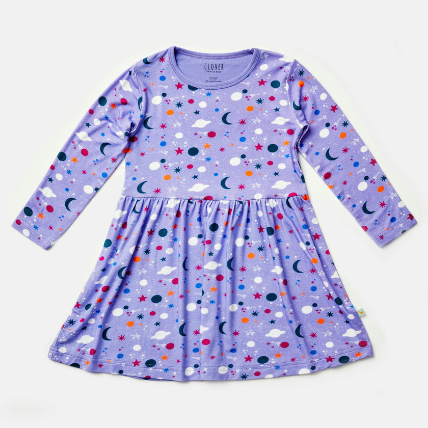 Stretchy Long Sleeve Twirl Dress Maisonette Stretchy Long Sleeve Twirl Dress Maisonette