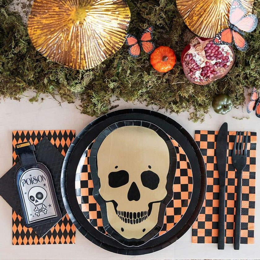 Check It! Halloween Check Guest Napkins