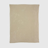 Textured Sustainable Knit Throw Blanket - Basketweave