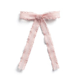 Halo Luxe Mae Lattice Lace Long Tail Clip - Ballet Slipper