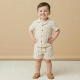 Organic Shirt & Shorts Set - Cross