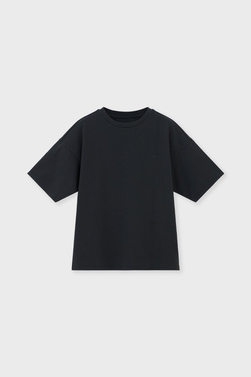 Relaxed Organic Cotton T-Shirt With SOW Embroidery