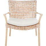 Collette Rattan Accent Chair with Cushion