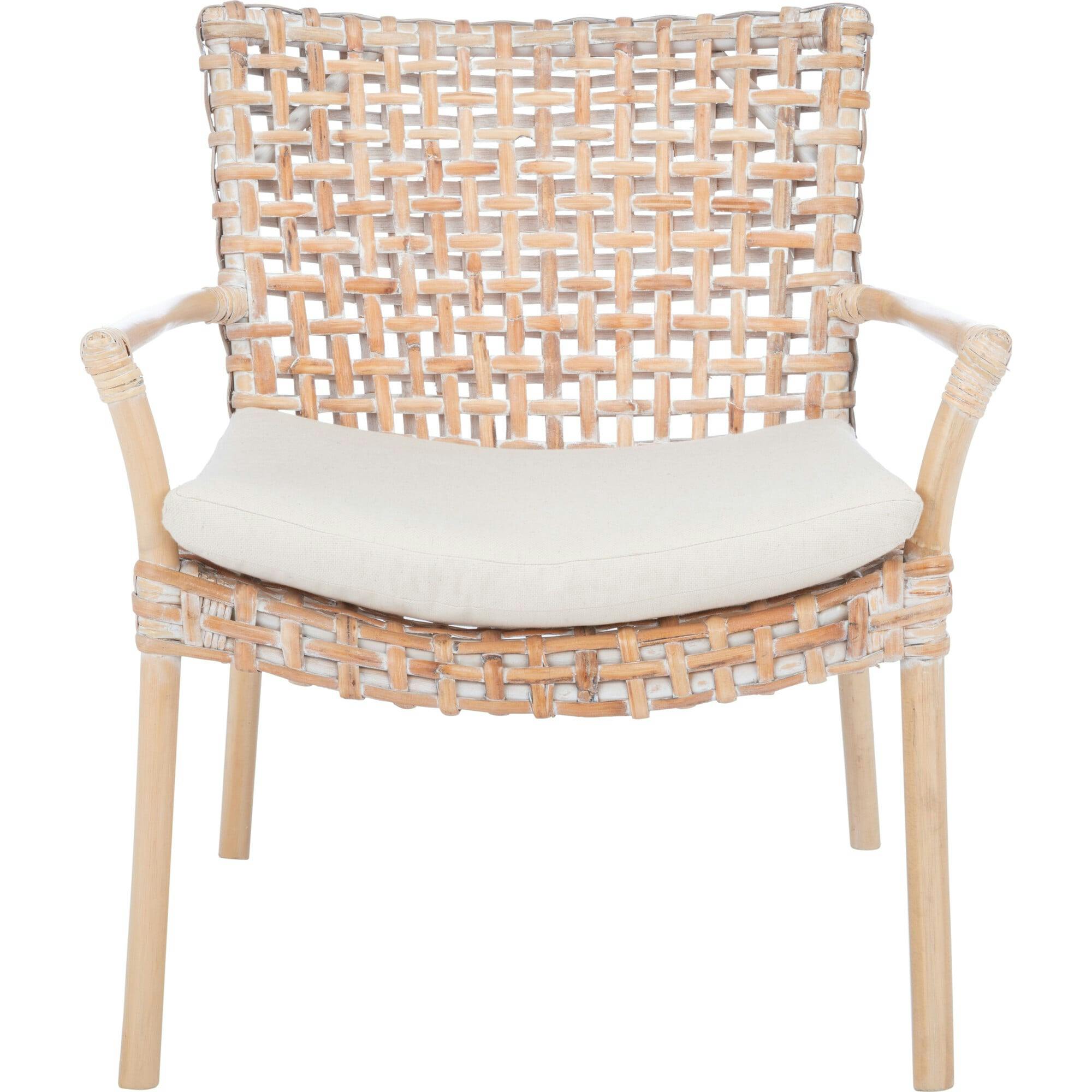 Collette Rattan Accent Chair with Cushion