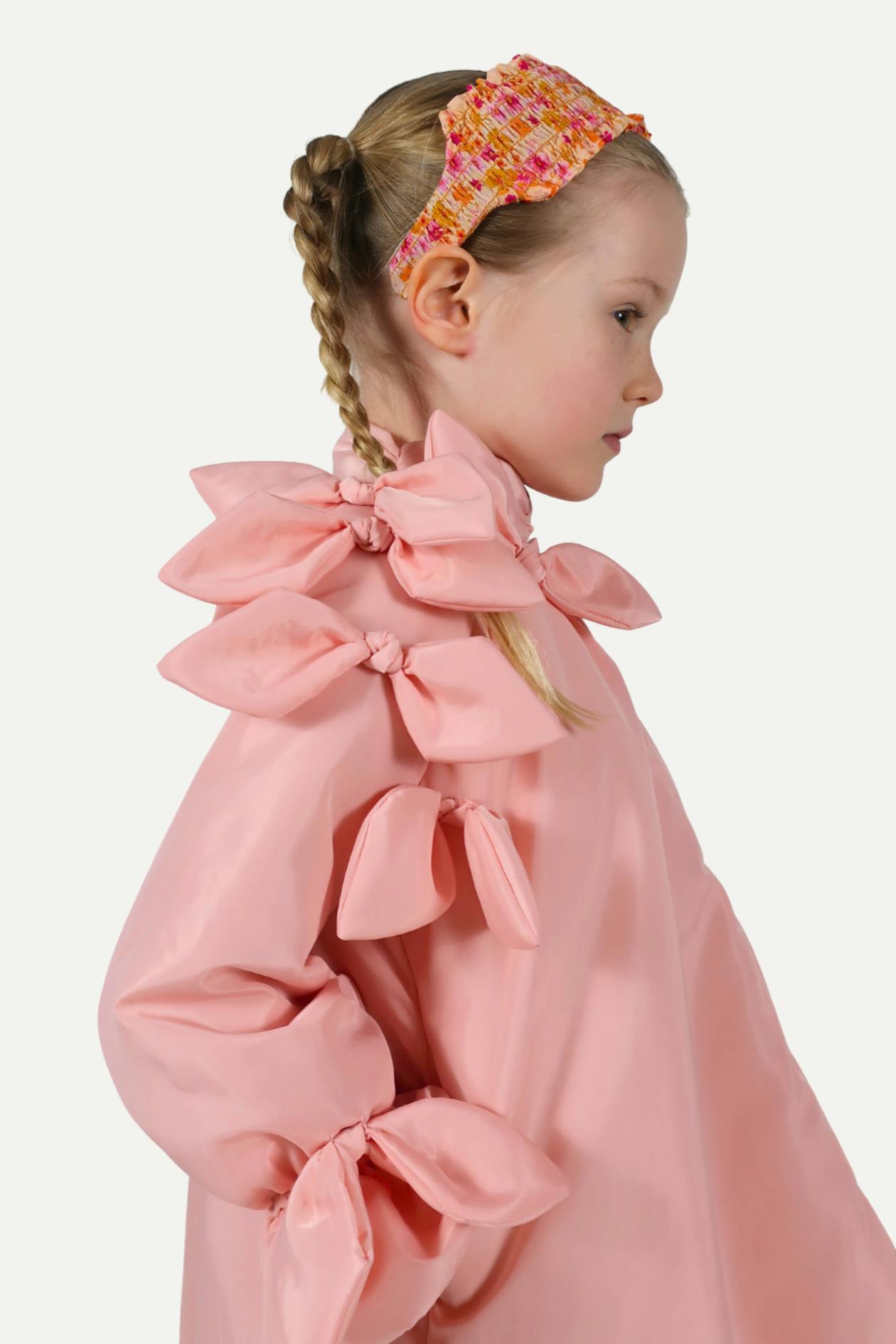 ESTRELLA BOW EMBELLISHED COAT