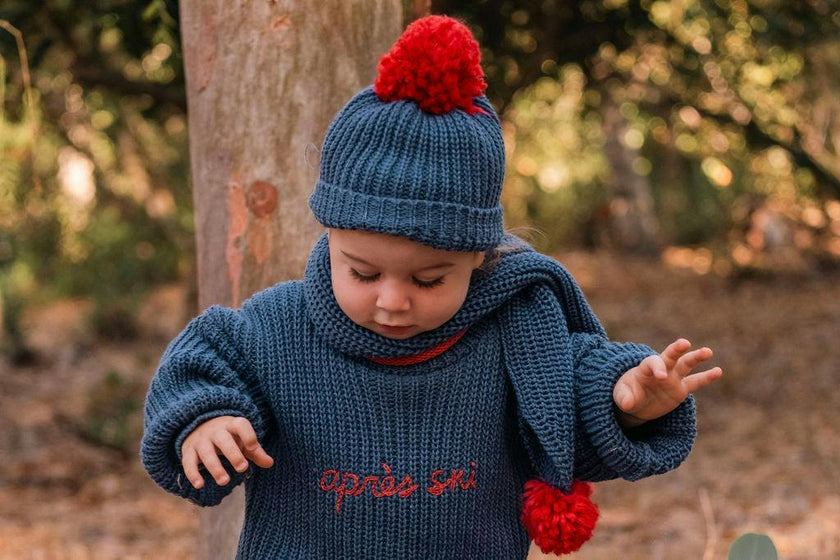 Apres Ski Sweater in Midnight Blue