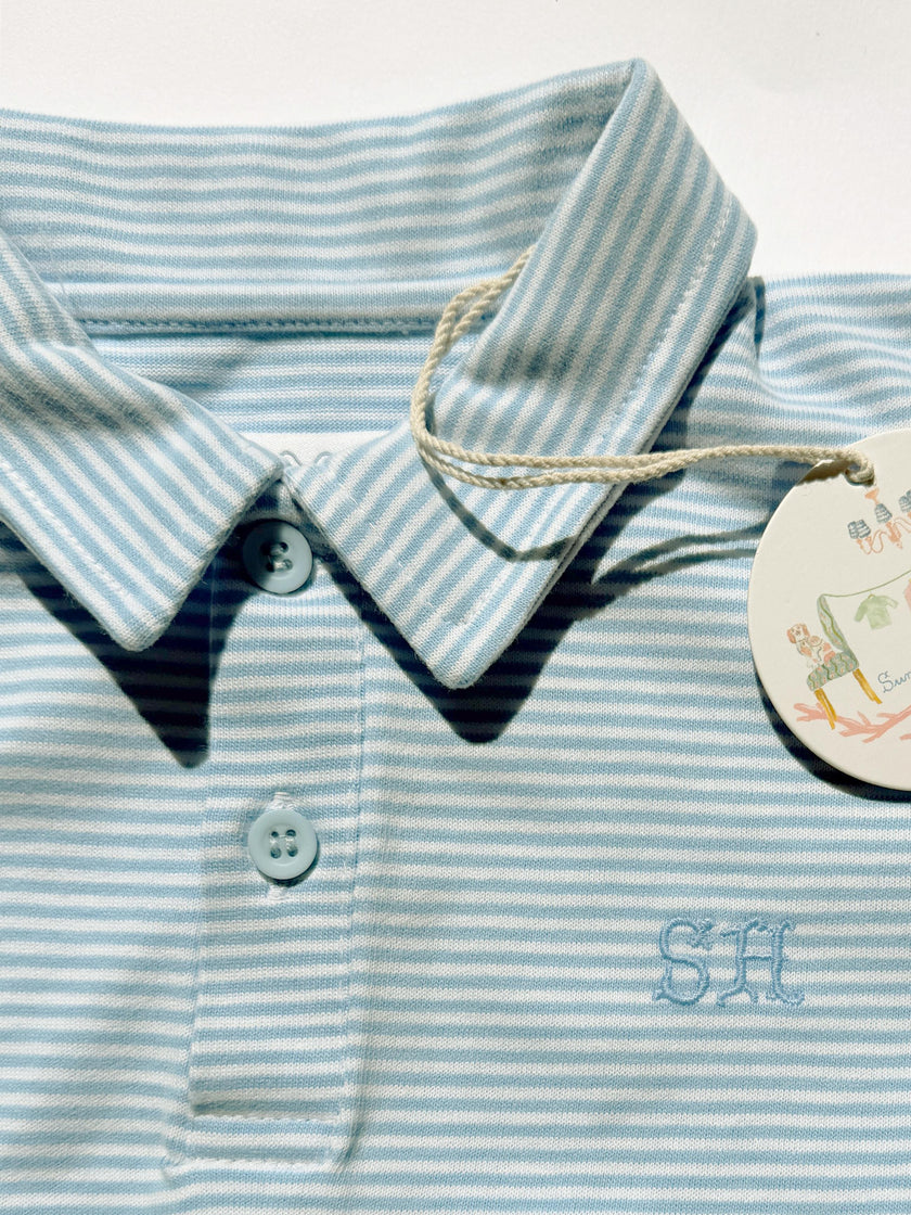 Banks Polo | Blue Dockside Stripe