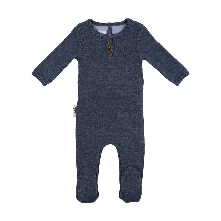Asymmetrical Cashmere Footie