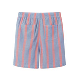 Boys Orange Striped Airy Oxford Set | Orange Stripe