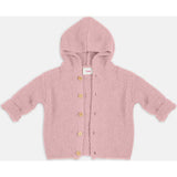 Baby Girls Fuzzy Hooded Cardigan