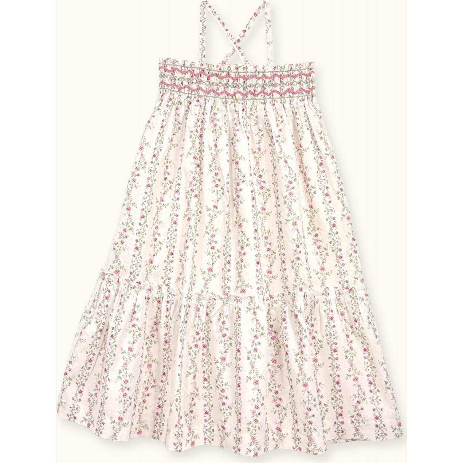 Dress Diva Hand-Smocked Roses Farandole, Florals